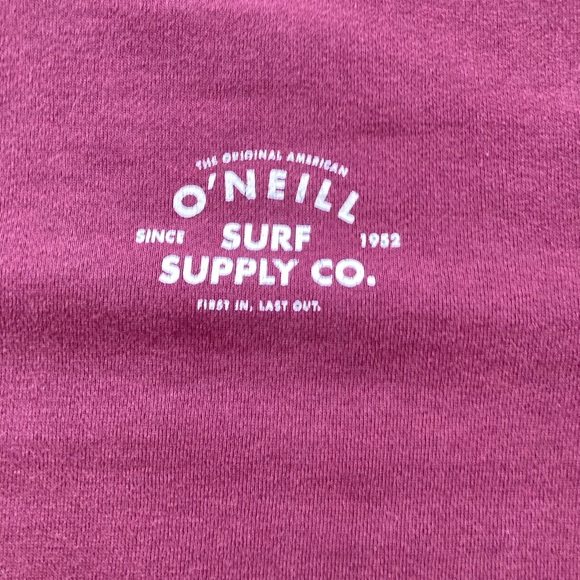 O’Neill Surf Hoodie | Maroon Graphic Pullover | Men’s XL | Skate & Surf Style - Picture 10 of 10